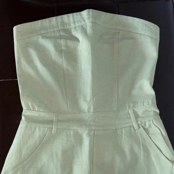 Strapless Green Dress - Picture 5 of 5